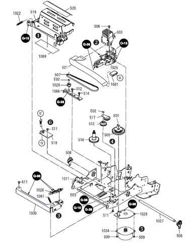 printer parts diagram