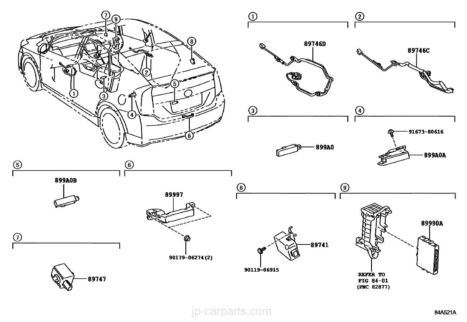 prius parts diagram