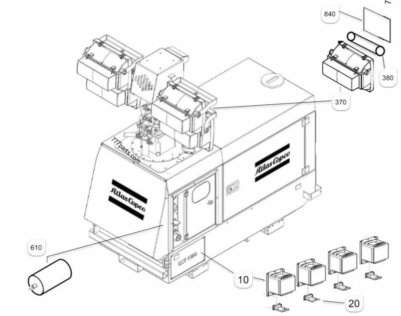 projector parts diagram