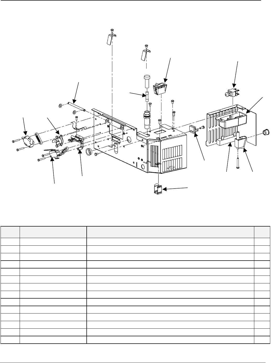 projector parts diagram