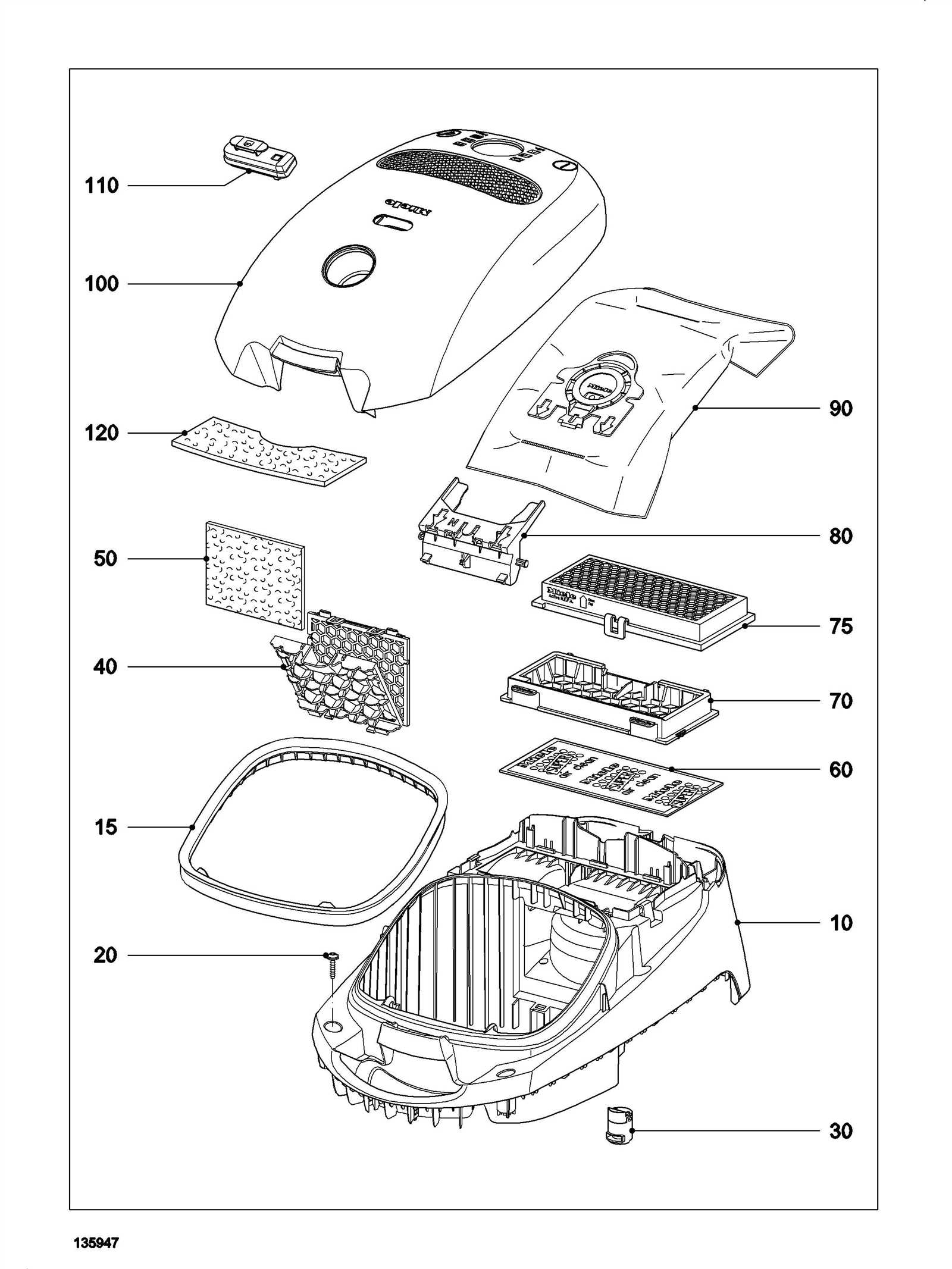 proteam vacuum parts diagram