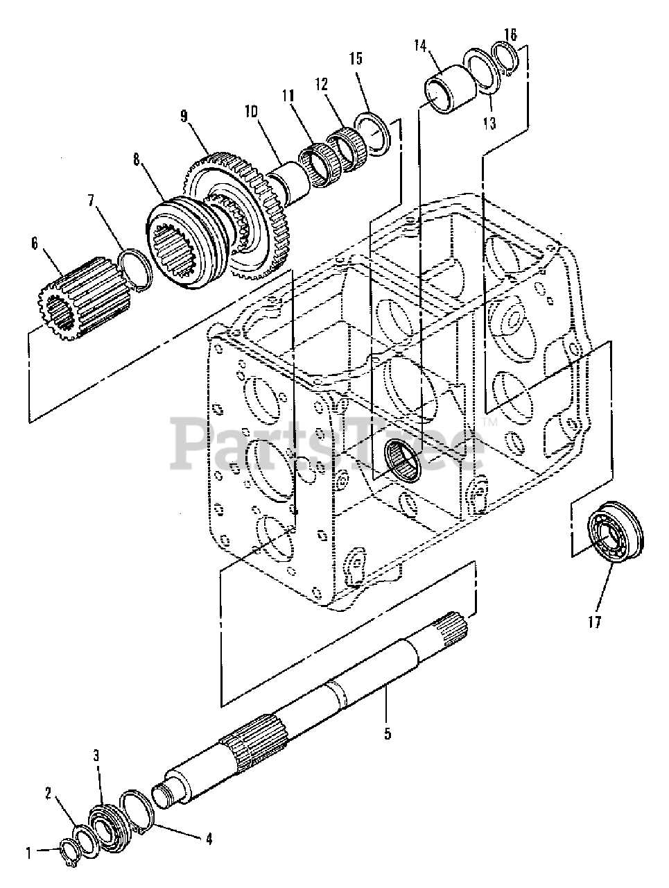 pto shaft parts diagram