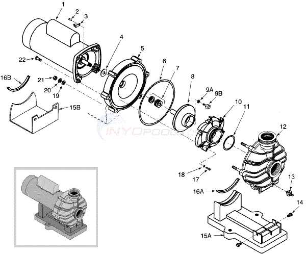 pump motor parts diagram