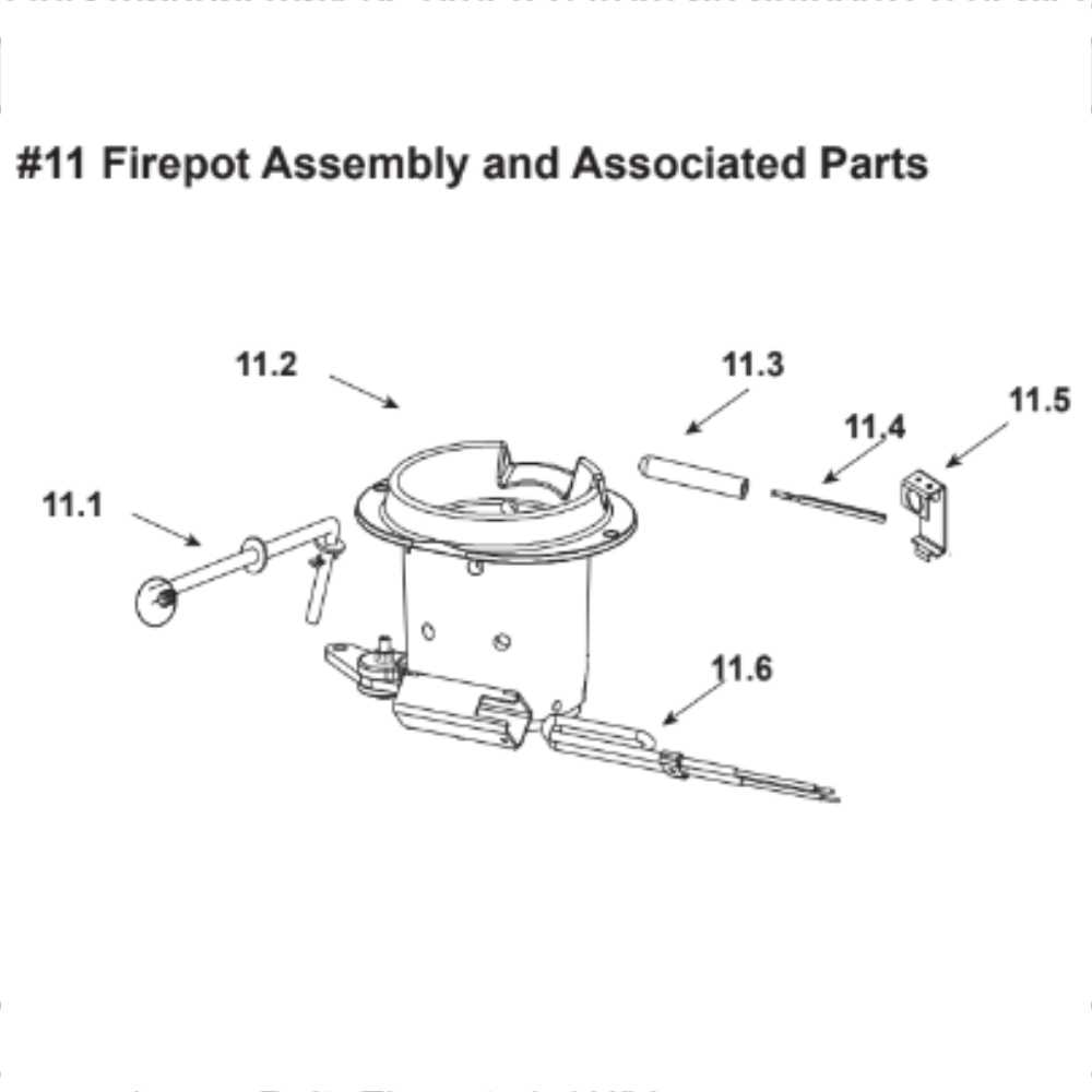 quadra fire 1200 parts diagram