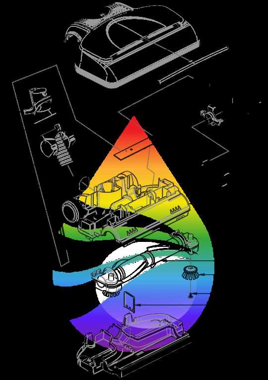 rainbow se vacuum parts diagram