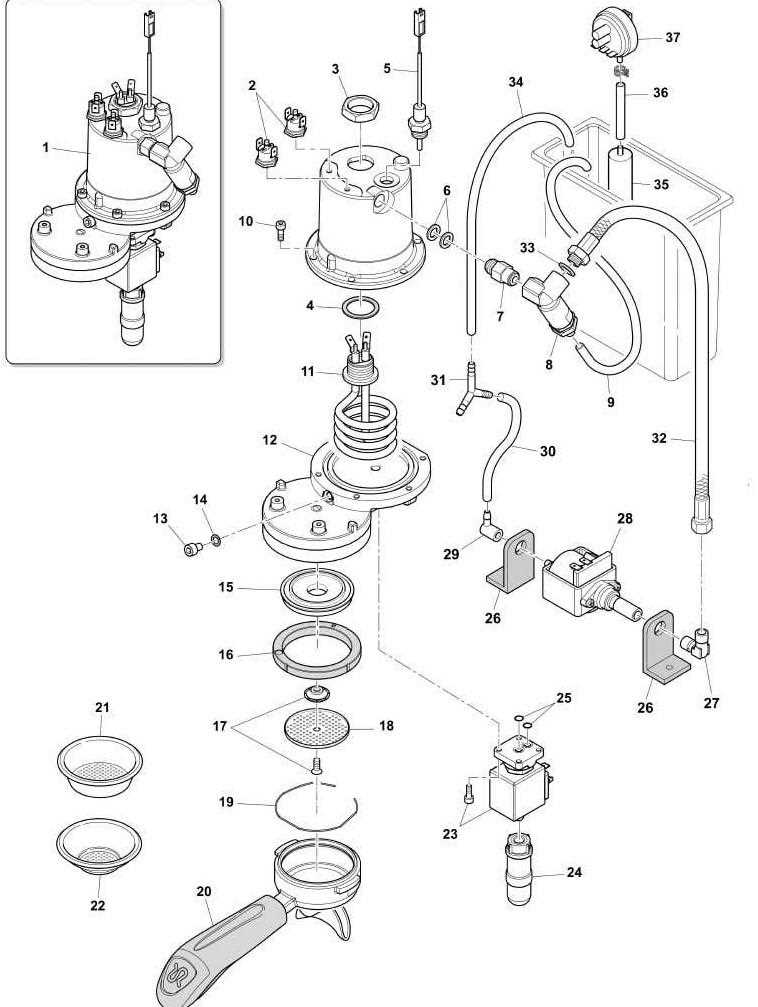 rancilio s24 parts diagram