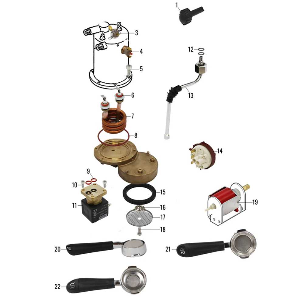 rancilio silvia v1 parts diagram