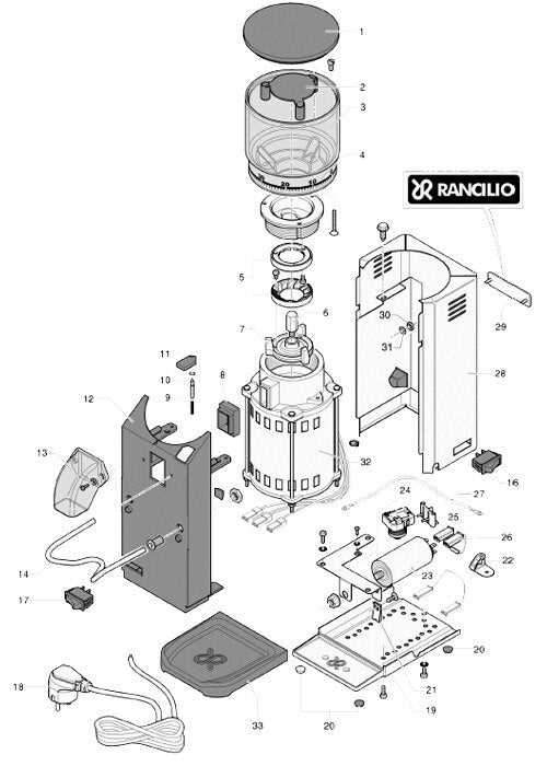 rancilio silvia v1 parts diagram