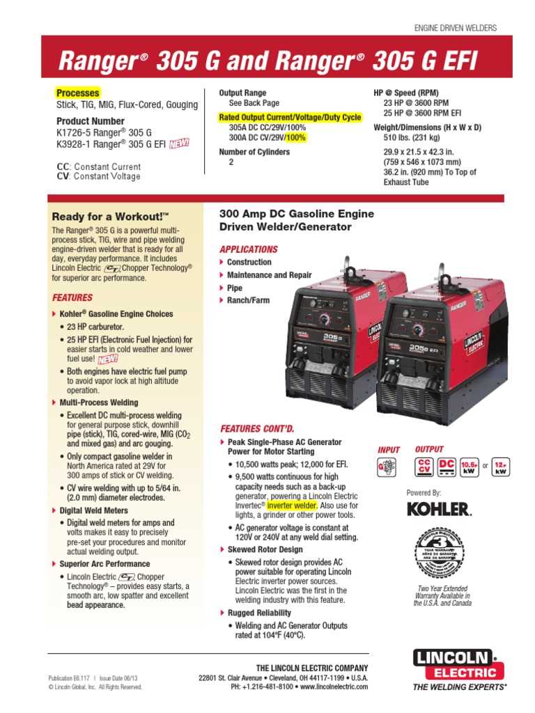 ranger 305g parts diagram