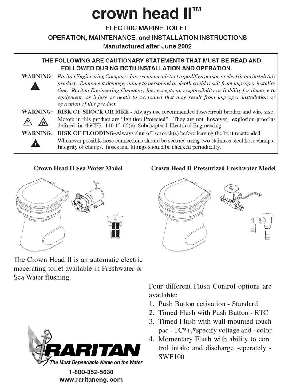 raritan marine toilet parts diagram