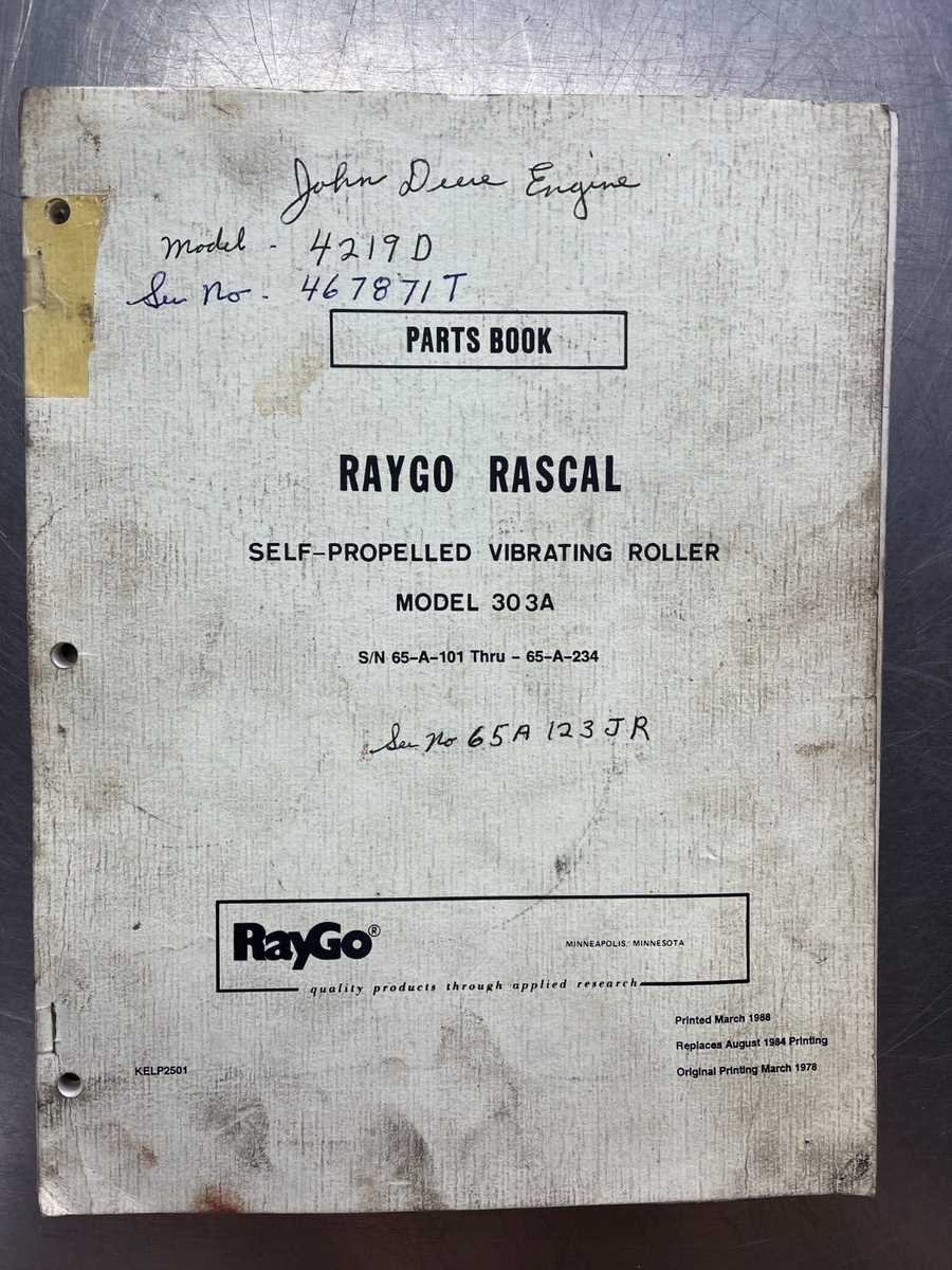 rayco 1625 super jr parts diagram