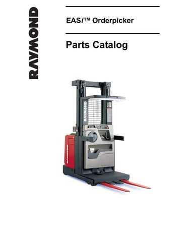 raymond forklift parts diagram