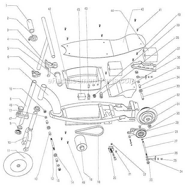 razor e100 parts diagram