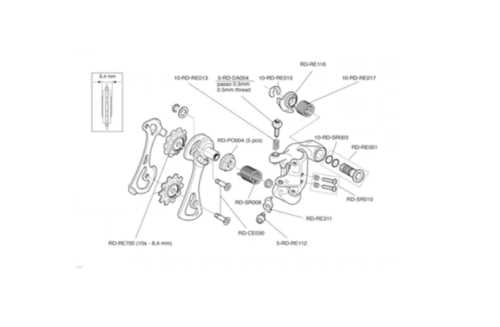 rear derailleur parts diagram