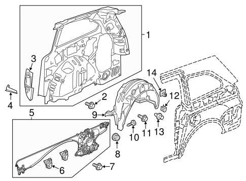 rear honda odyssey parts diagram