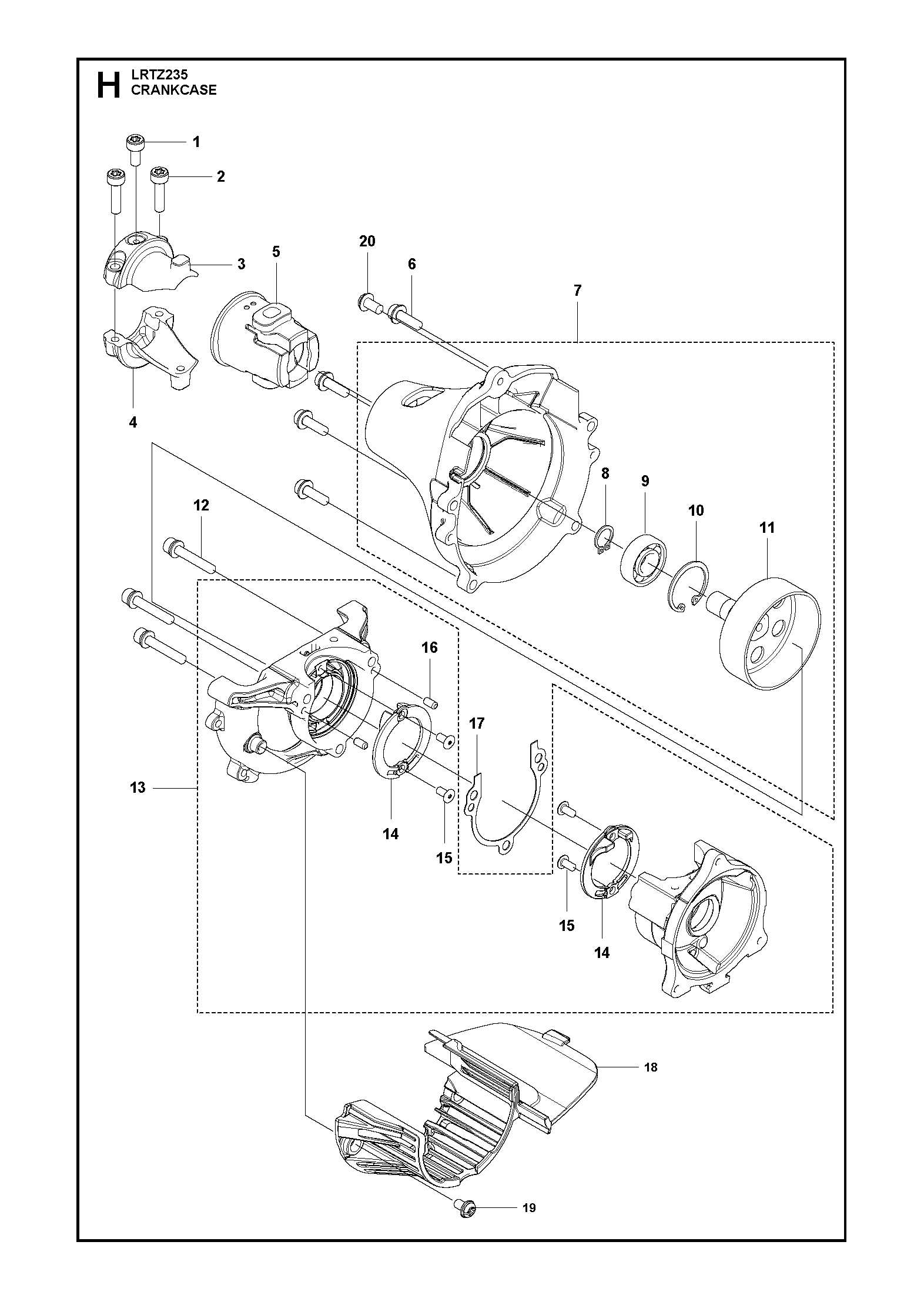 redmax gz25n parts diagram