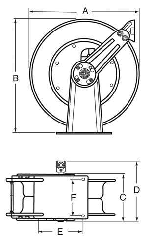 reelcraft hose reel parts diagram