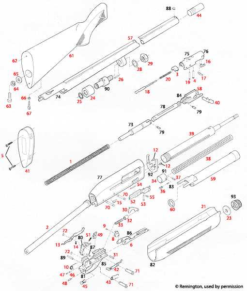 remington 11 48 parts diagram