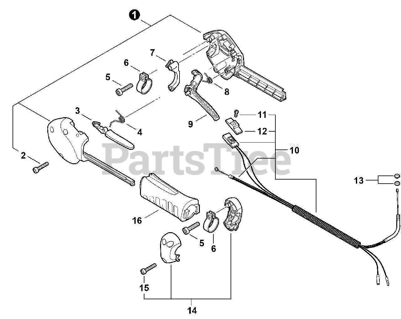 remington electric pole saw parts diagram