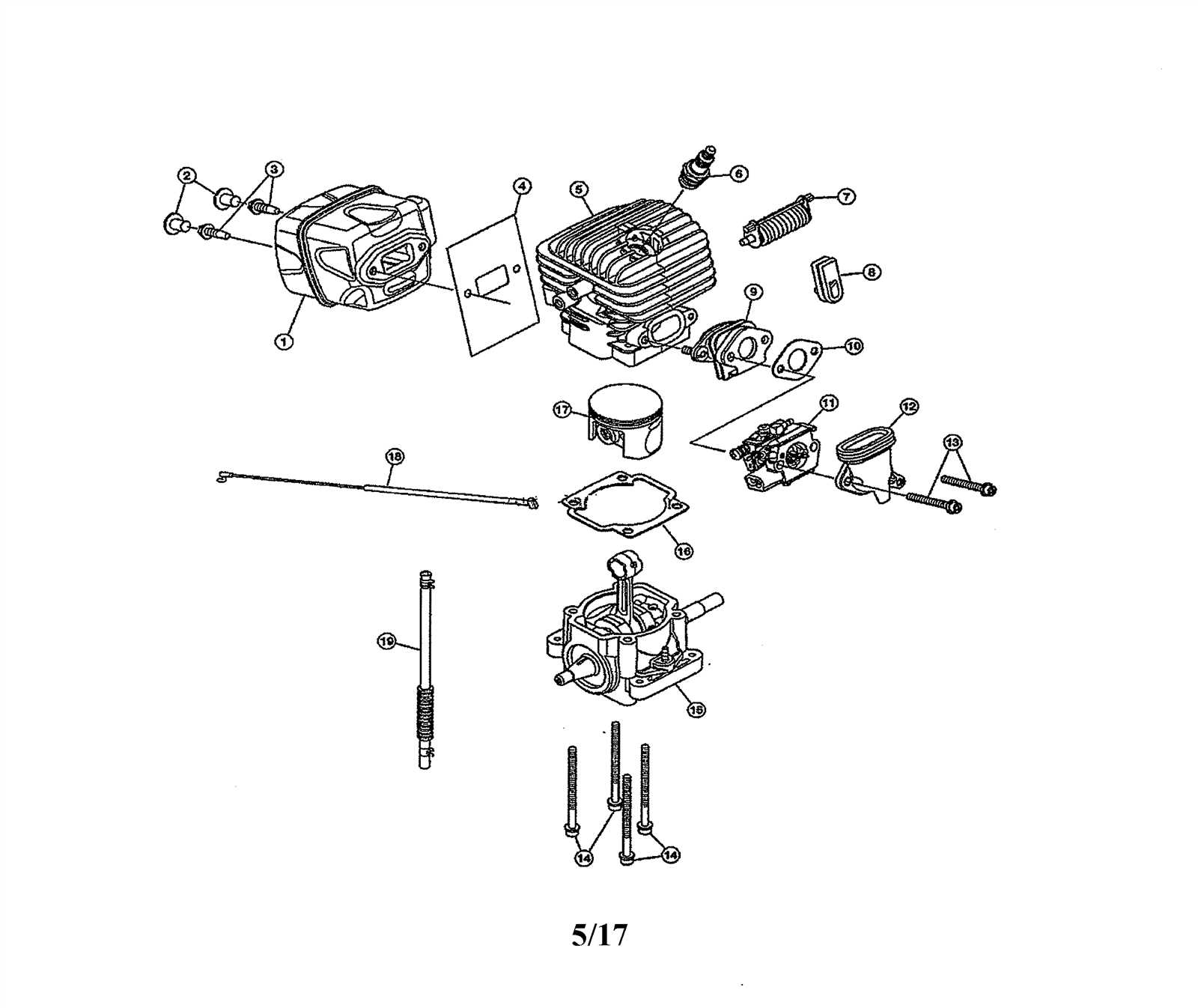 remington string trimmer parts diagram