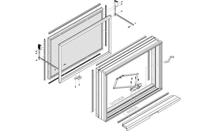 replacement window parts diagram