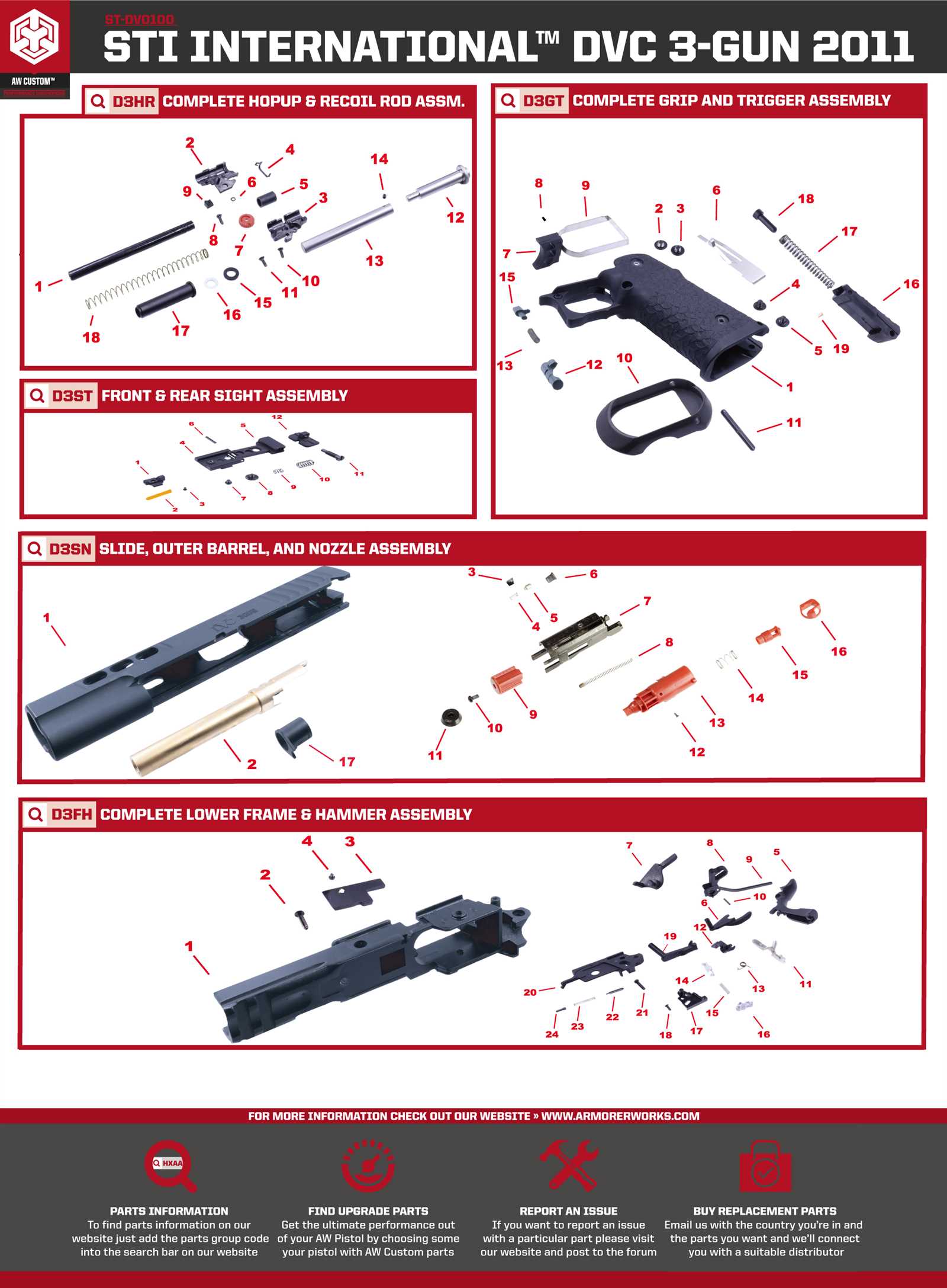 revolver parts diagram