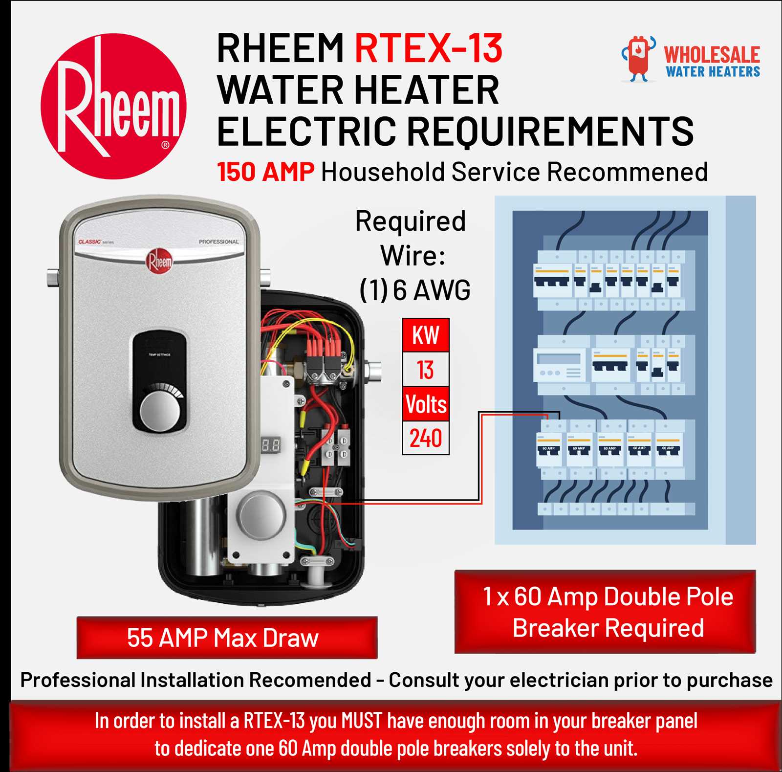 rheem hot water heater parts diagram