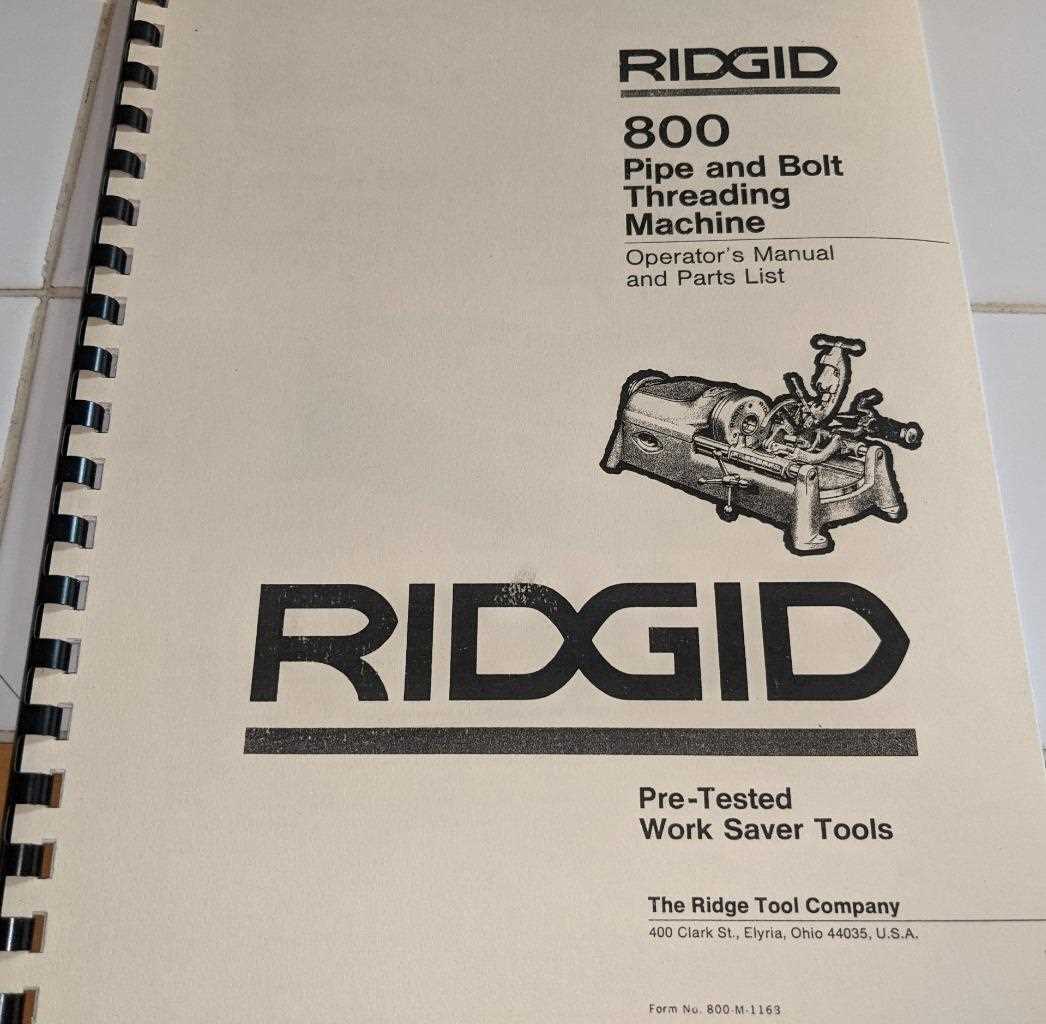 ridgid 300 parts diagram