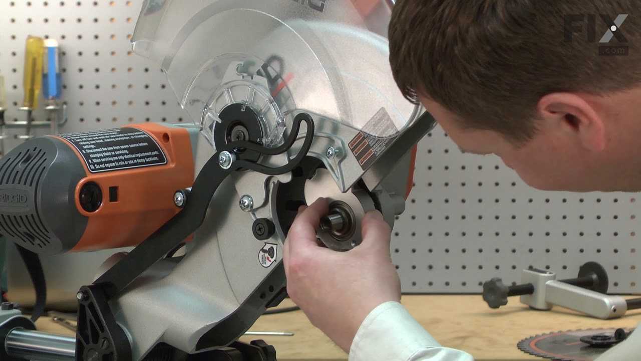 ridgid chop saw parts diagram