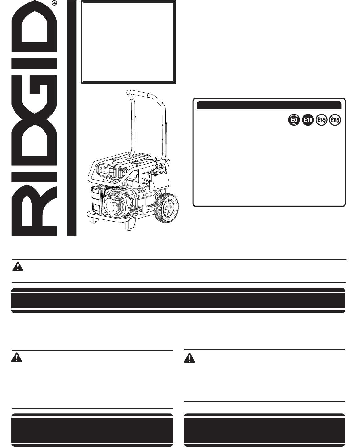 ridgid generator parts diagram