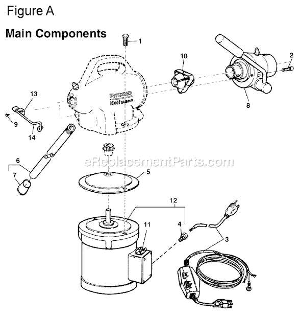 ridgid k 1500 parts diagram