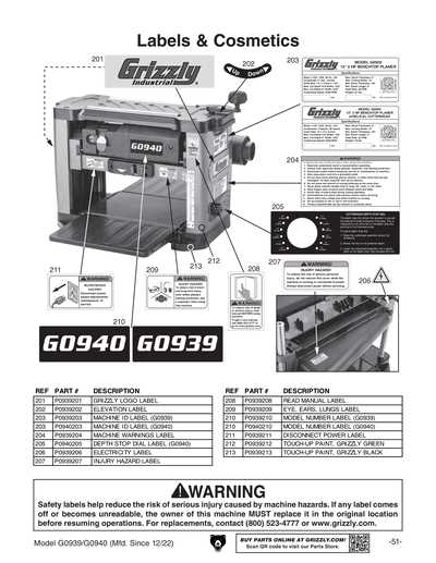 ridgid planer parts diagram