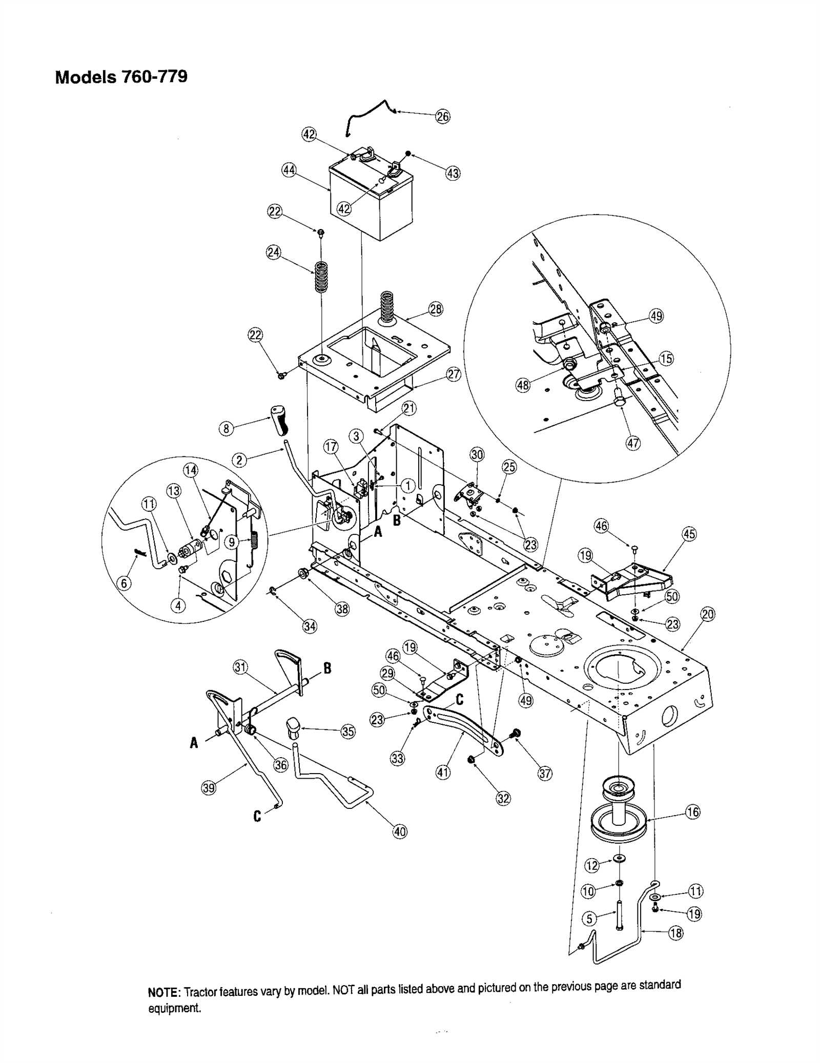 riding lawn mower parts diagram