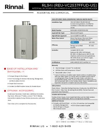 rinnai r94ls parts diagram