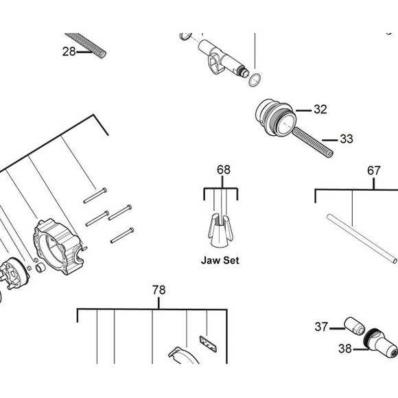 rivet gun parts diagram