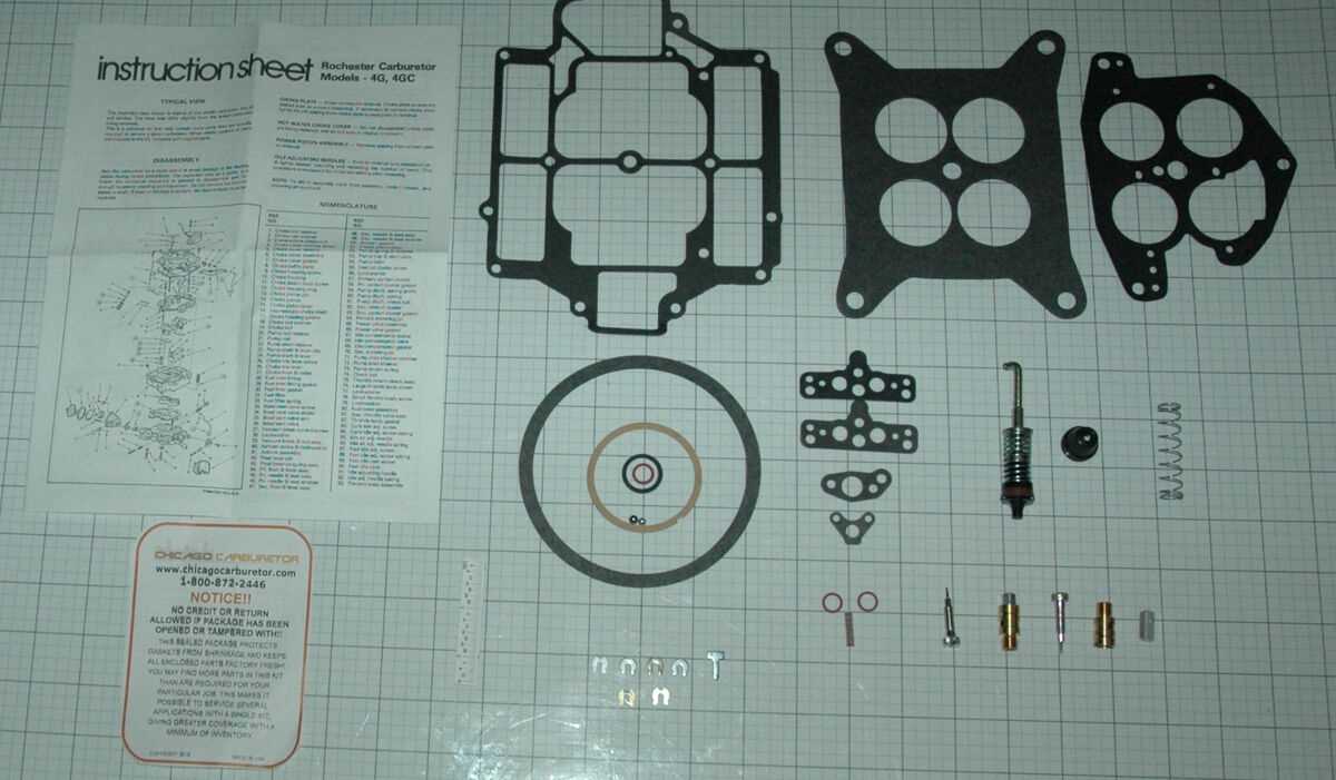 rochester quadrajet parts diagram