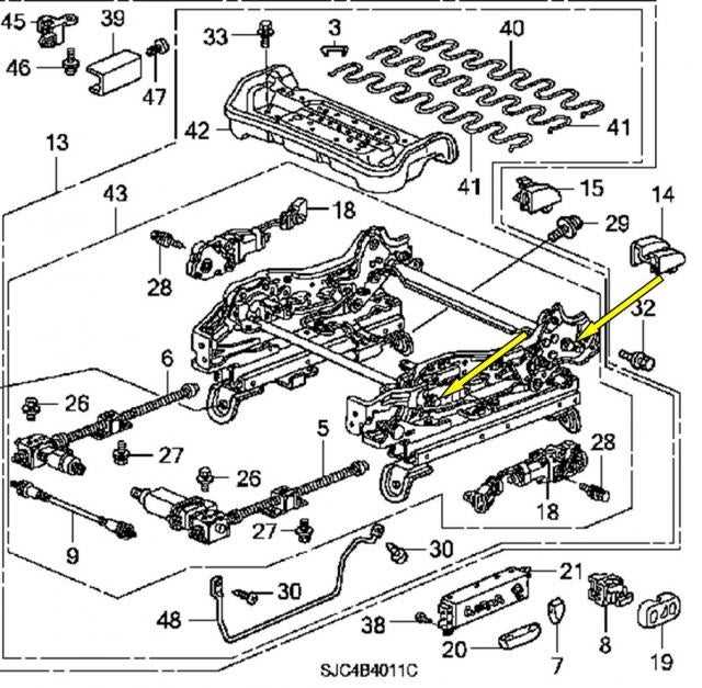 rocking chair parts diagram