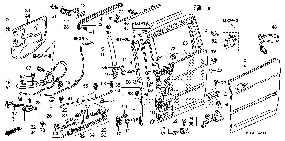 roller shutter parts diagram