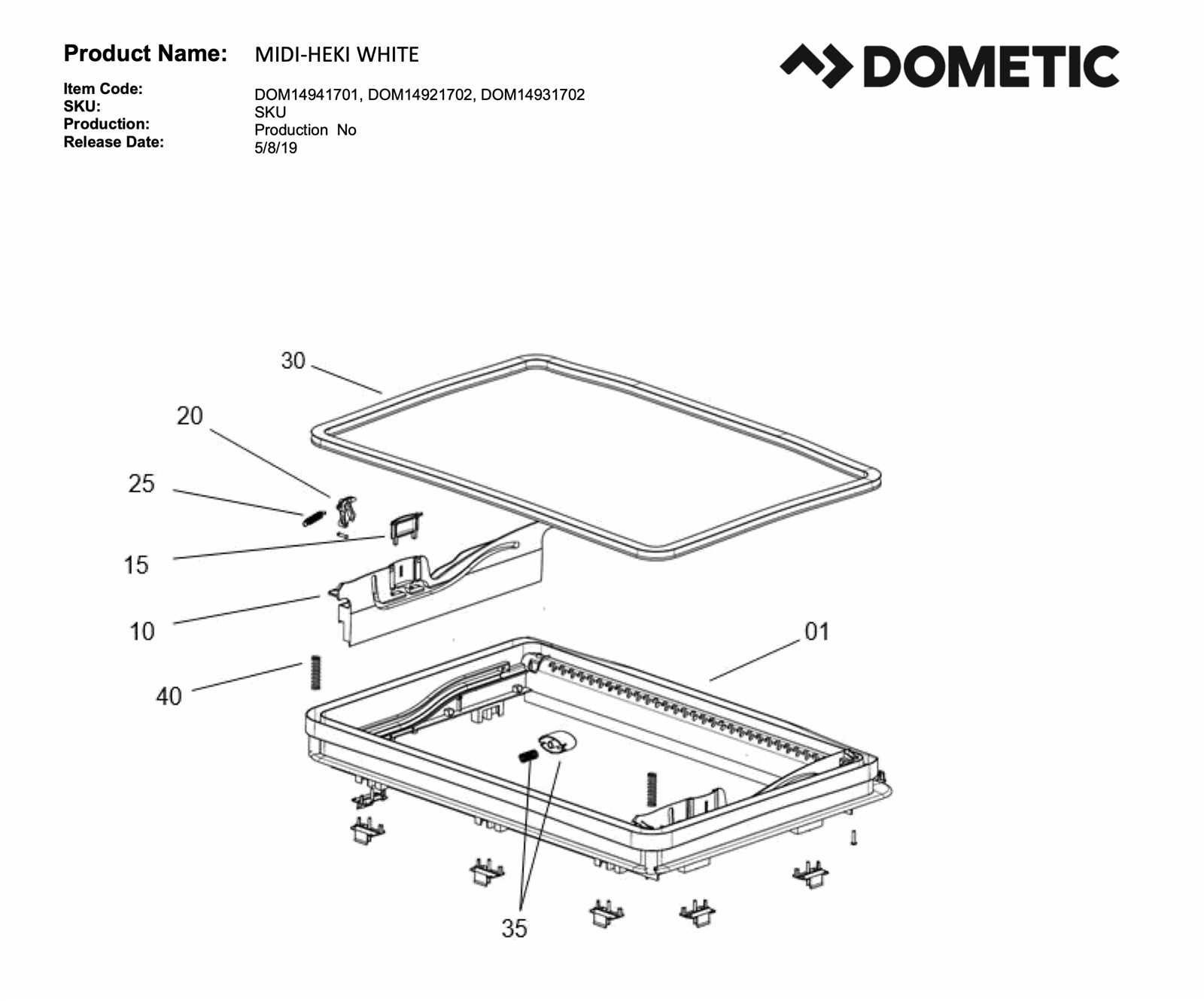 roofing parts diagram