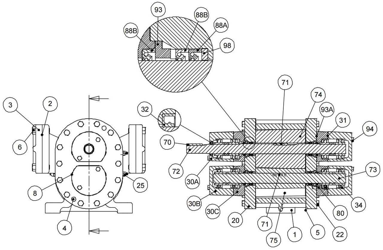 roper pump parts diagram