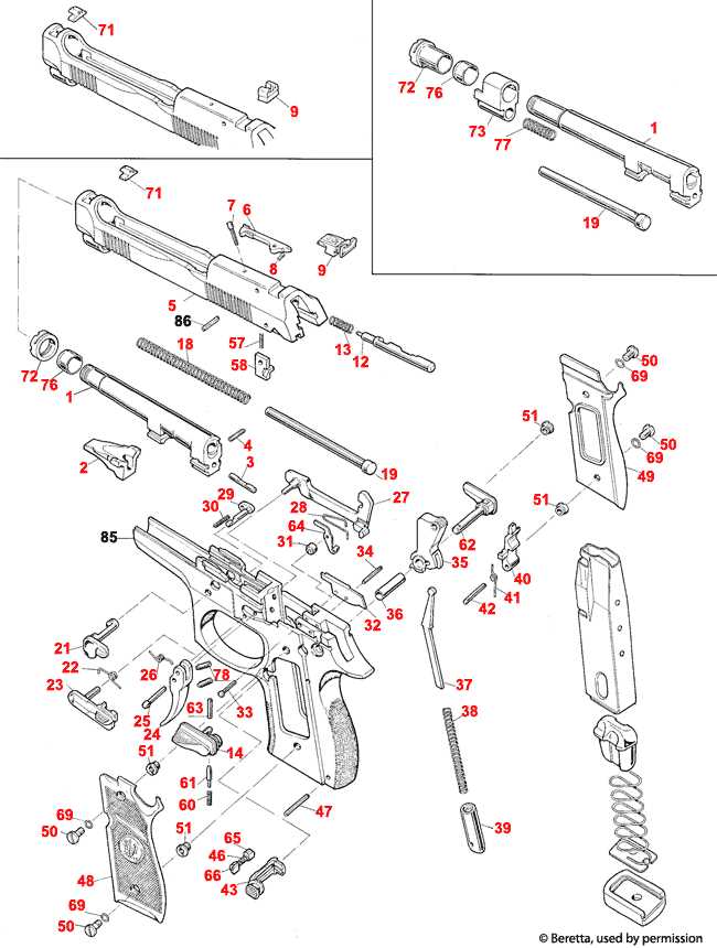 rossi 92 parts diagram