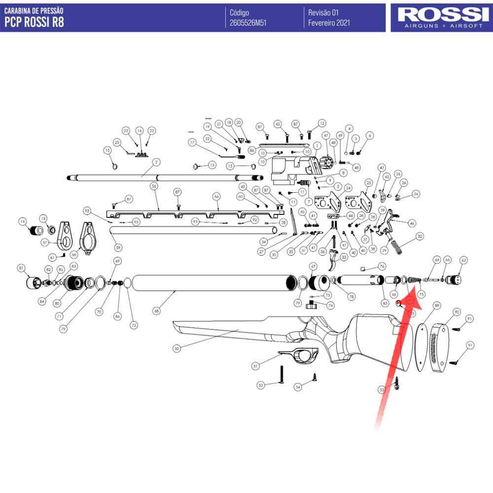 rossi 92 parts diagram