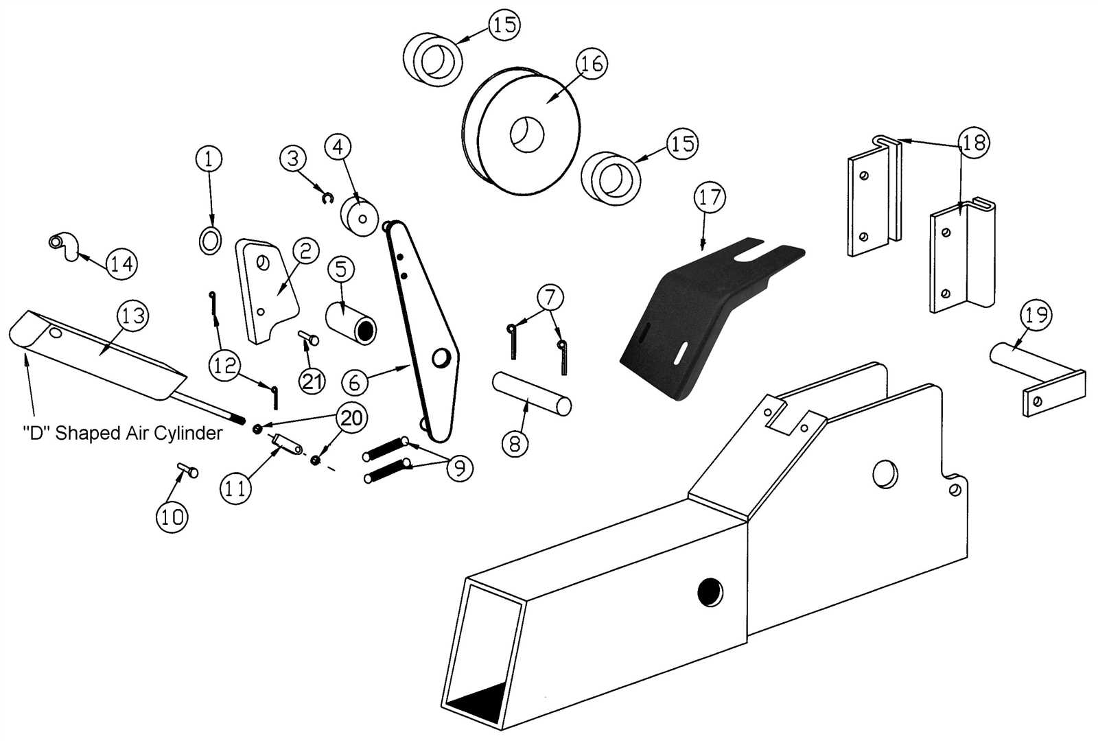 rotary lift parts diagram