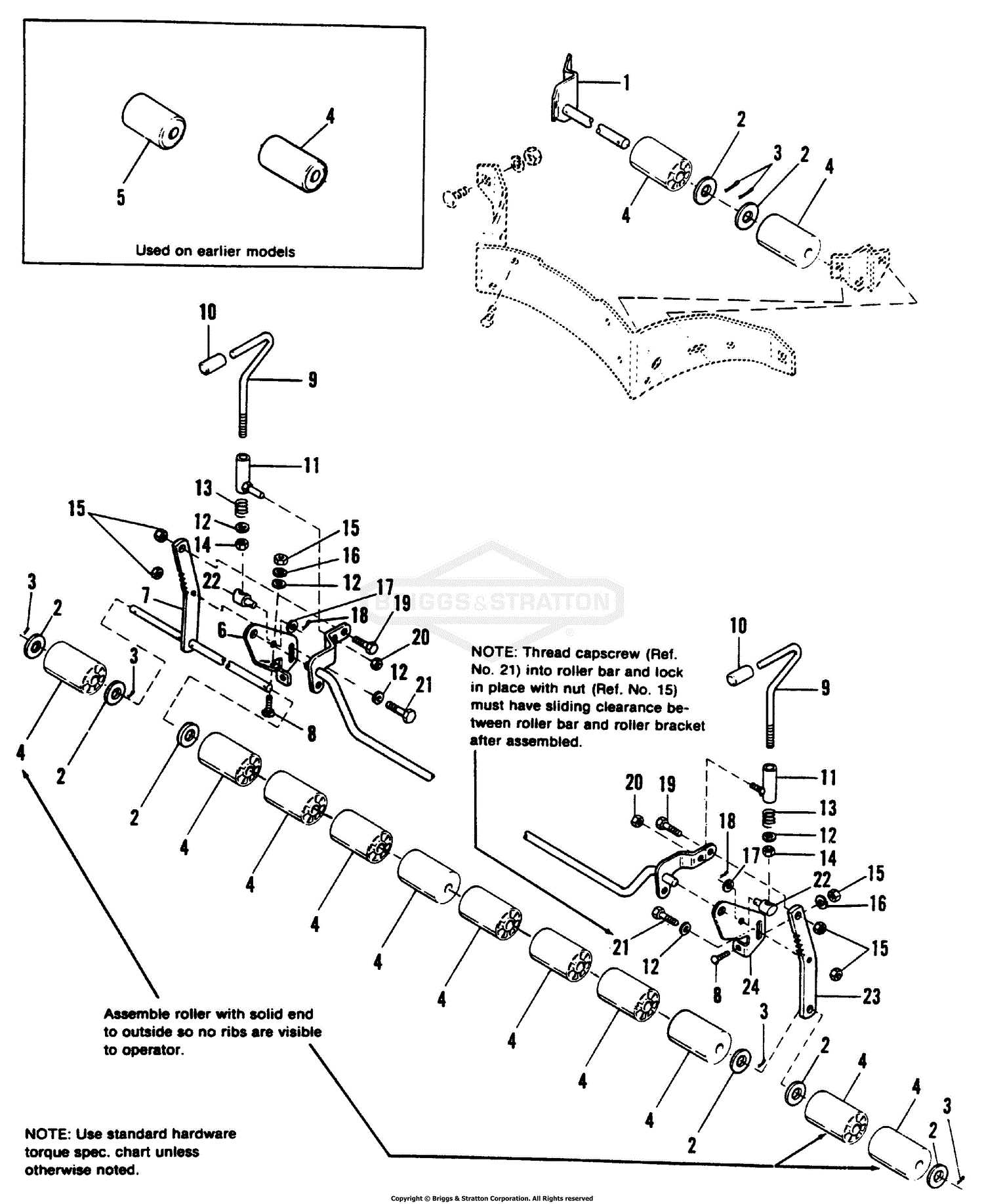 rotary mower parts diagram