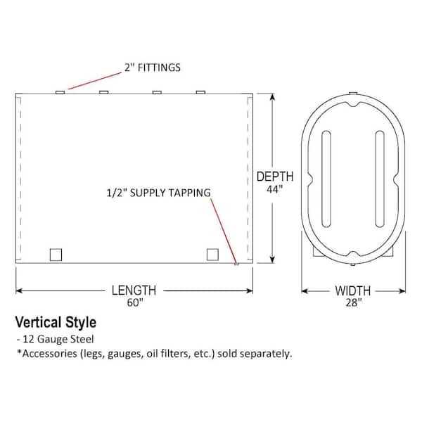 roth oil tank parts diagram