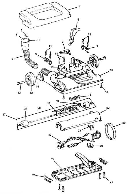 royal vacuum parts diagram