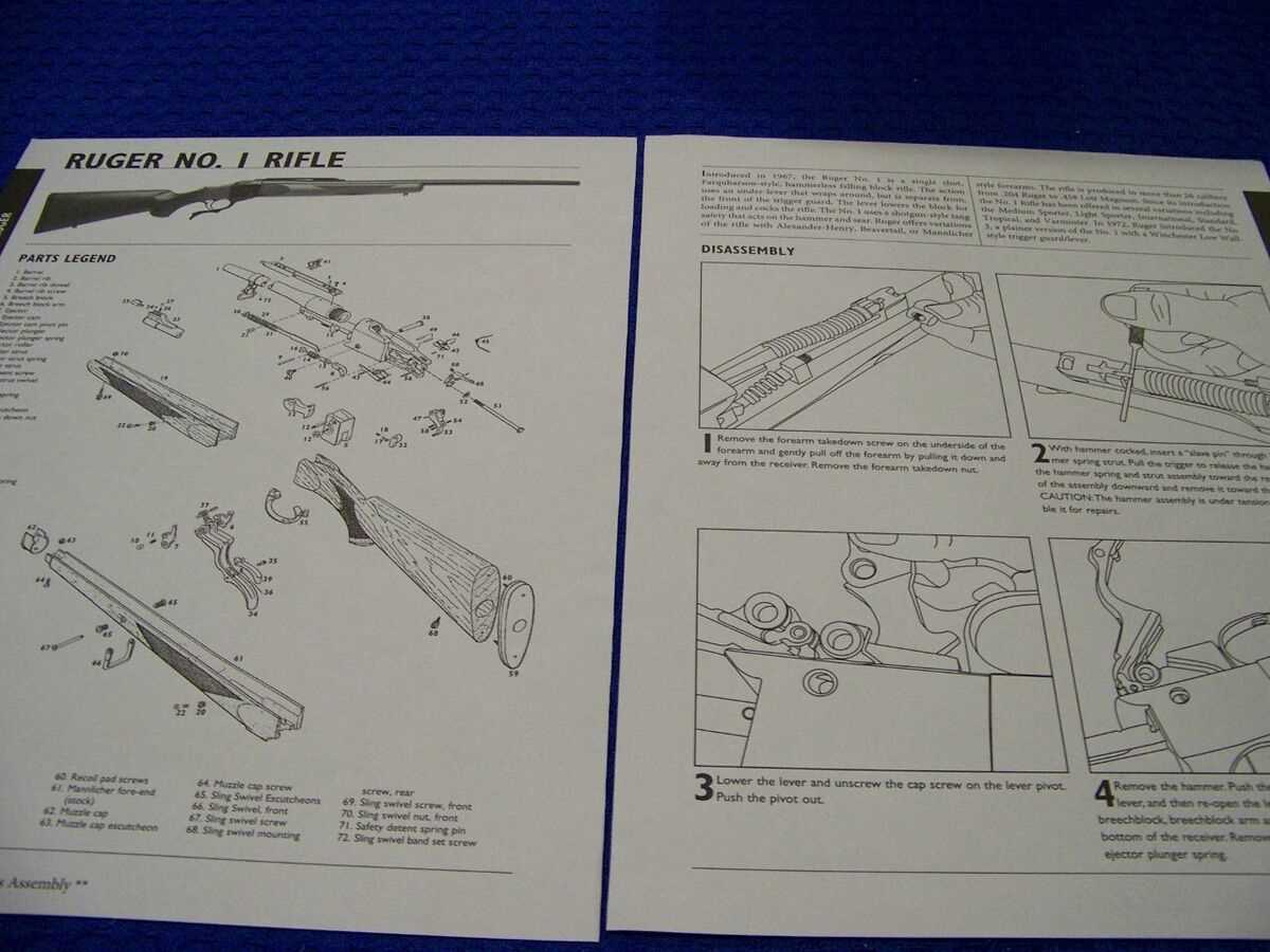 ruger no 1 parts diagram