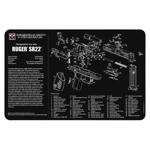 ruger sr22 parts diagram