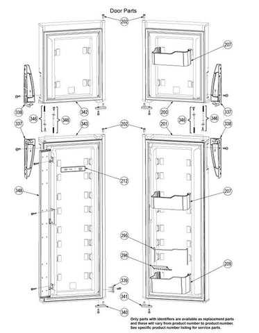 rv door parts diagram