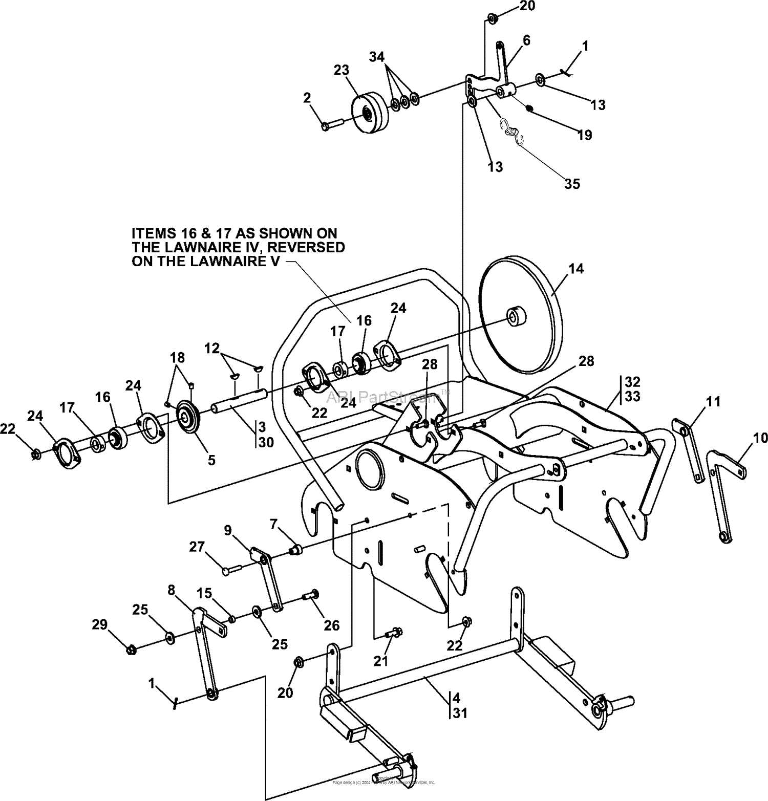 ryan lawnaire iv parts diagram